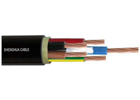 China Polyvinyl Chloride Insulated 5 Core Power Cable Metallic Screen Optional supplier