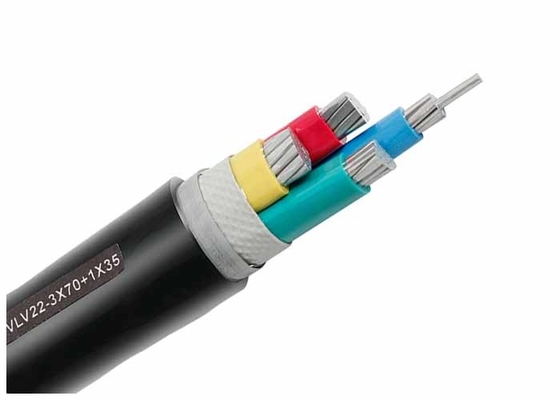 China Four Core Aluminum Conductor 1.5 - 800 Sqmm PVC Electrical Cable KEMA Certified supplier