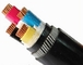 Shaped Conductor PVC Armoured Cable Black Sheath Color CE IEC Certification supplier